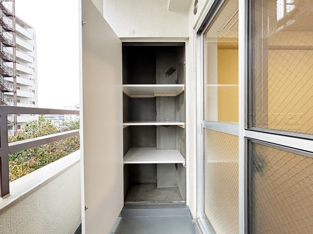 【収納】 | オリエンタルグリーンコーポラス | バルコニーの収納