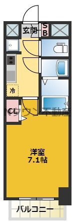 【間取り】 | プレサンス桜通ベルノ | 間取りです。