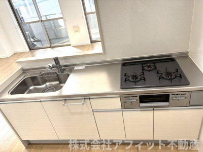 【キッチン】 | ポラリス | 3口ガスコンロ