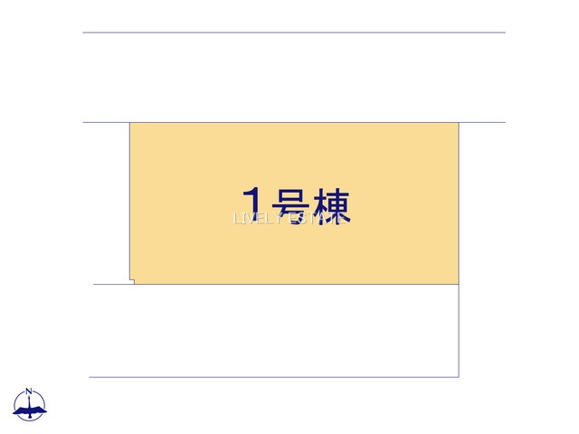 草加市谷塚町 新築分譲住宅の区画図
