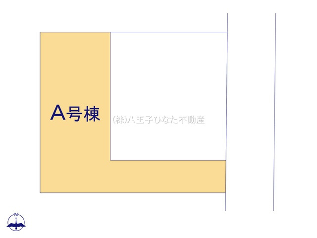 『八王子市新築戸建て』八王子市散田町2-26-2【仲介手数料無料】　２期の区画図|～仲介手数料無料☆八王子ひなた不動産～　八王子市散田町　新築戸建て
