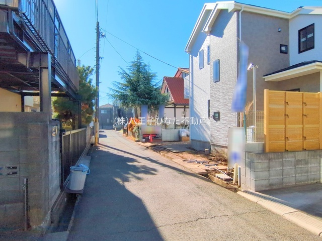 祝：成約済み　八王子市　散田町　新築戸建て　２期の前面道路含む現地写真|～仲介手数料無料☆八王子ひなた不動産～　八王子市散田町　新築戸建て