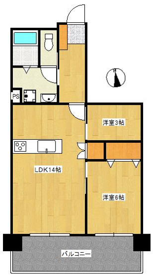 【間取り】 | ふよう原ハイツ