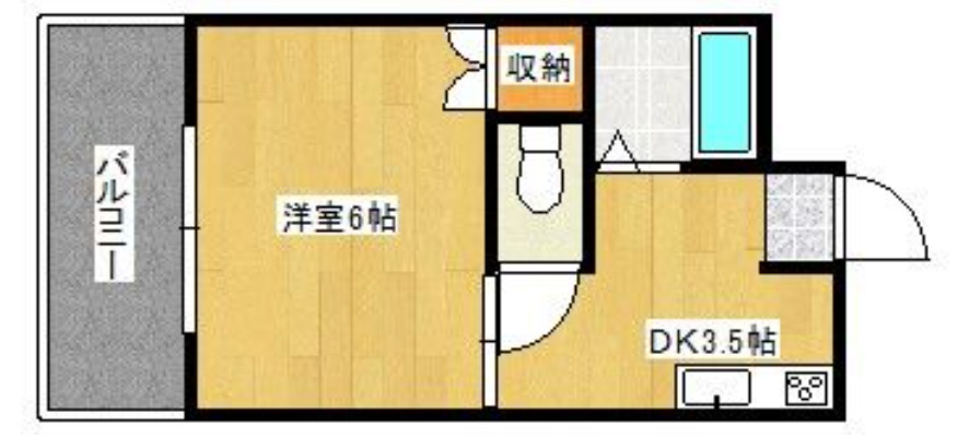 コーポ・アセッツ38の間取り