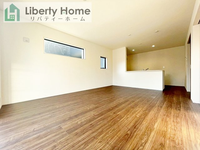 第1常総市相野谷町　新築戸建　3号棟の居間・リビング