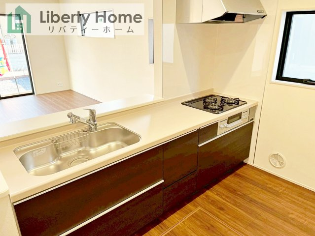 第1常総市相野谷町　新築戸建　3号棟のキッチン