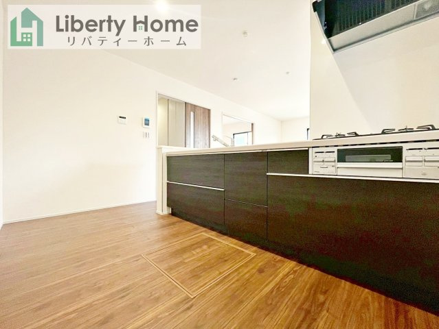 第1常総市相野谷町　新築戸建　3号棟のキッチン