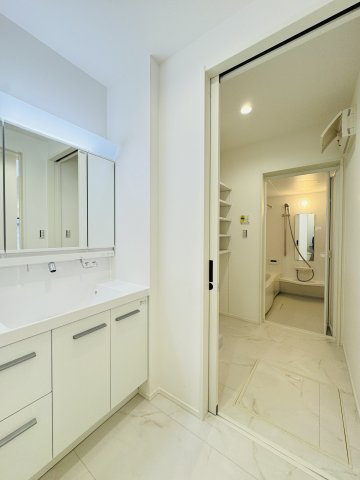 The Skip-Floor Residence – ／辻堂元町 –の独立洗面台