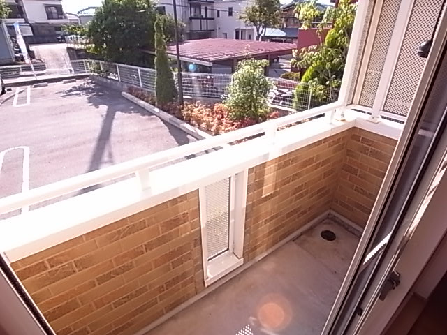 メゾンアンソレイエ1のバルコニー