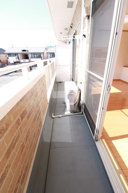 プラティークレーブⅣのバルコニー