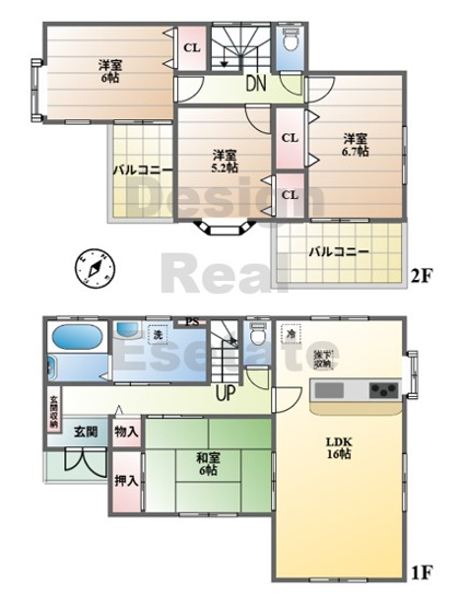 【間取り】 | 桶川市加納　中古住宅  