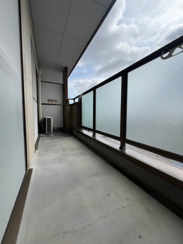 ドミール加佐のバルコニー