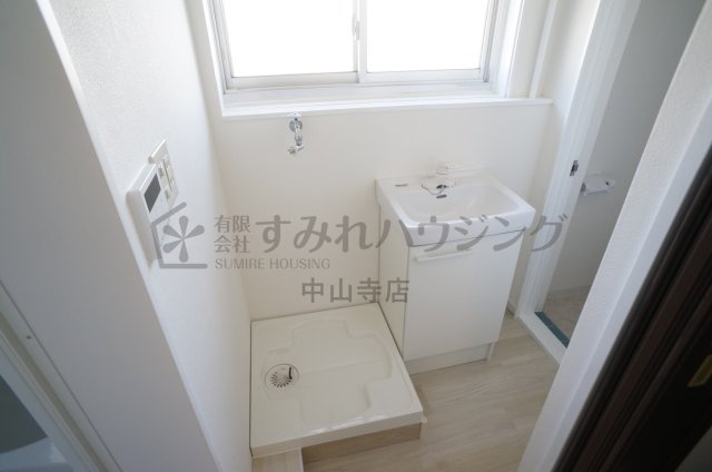 リバーコートの洗面所