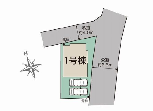 【区画図】 | 【仲介手数料０円】小田原市堀之内　新築一戸建て | 小田原市堀之内　新築一戸建て