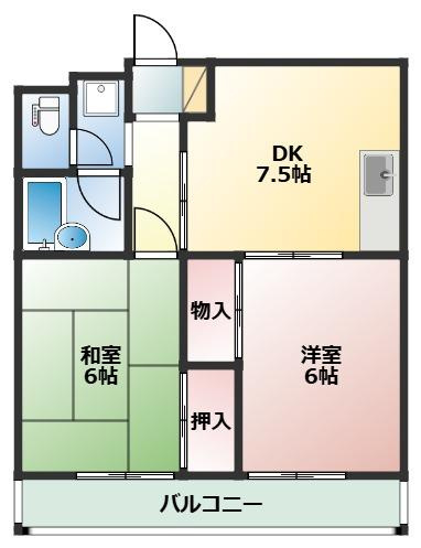 新潮通り一番館の間取り