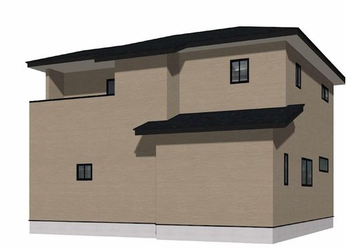 よかタウン　倉敷市白楽町【仲介手数料無料】の外観パース