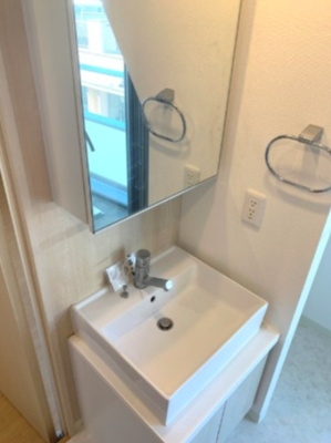 【独立洗面台】 | パークフラッツ永福町 | 嬉しい独立洗面台付き。