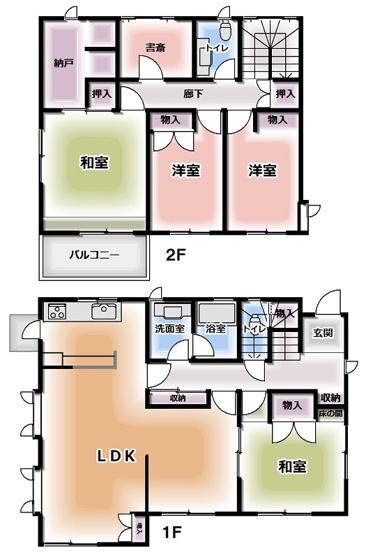 【間取り】 | 久喜市鷲宮5丁目　中古一戸建