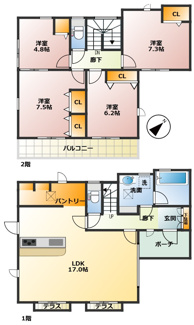 【間取り】 | 町田市小山町63期