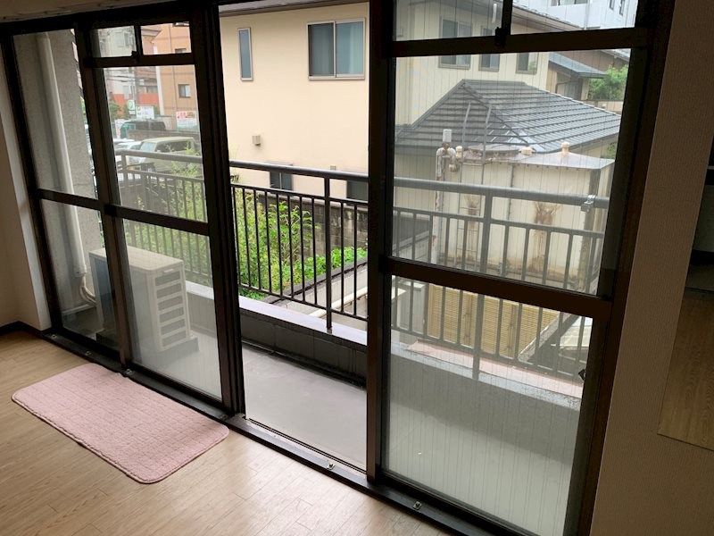 サンハイツまつばらのバルコニー