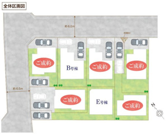 【区画図】 | 【仲介手数料無料！！】府中市住吉町3丁目　新築戸建て（全7棟）B号棟　5590万円