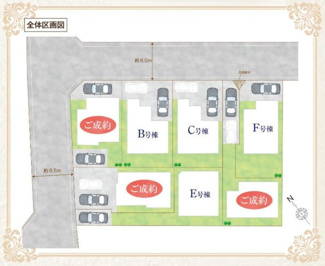【区画図】 | 【仲介手数料無料！！】府中市住吉町3丁目　新築戸建て（全7棟）B号棟　5590万円