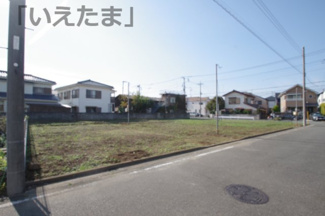 【外観】 | 【仲介手数料無料！！】府中市住吉町3丁目　新築戸建て（全7棟）B号棟　5590万円 | 令和7年11月8日撮影　北東側