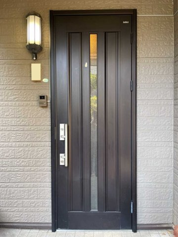 あきる野市留原　中古戸建の玄関