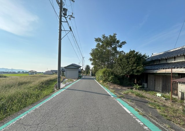 南あわじ市八木鳥井土地の前面道路含む現地写真|前面道路　幅員約5.4ｍ