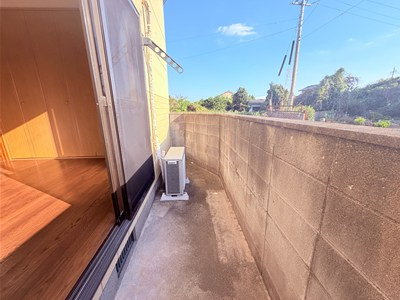 サンヒルズYのバルコニー