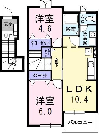 【間取り】 | ヒルズⅣ