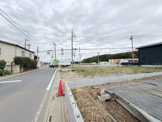 【前面道路含む現地写真】 | 川越市下赤坂　建築条件なし売地　西武新宿線『本川越駅』バス27分　【福原小学区】