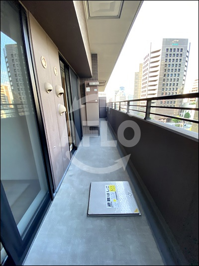 ブランズタワー・ウェリス心斎橋NORTHのバルコニー|ブランズタワー・ウェリス心斎橋NORTH　バルコニー