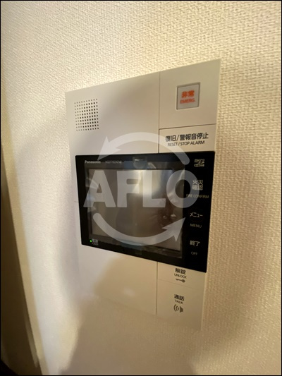 ブランズタワー・ウェリス心斎橋NORTHのセキュリティ|ブランズタワー・ウェリス心斎橋NORTH　TVモニター付きインターホン