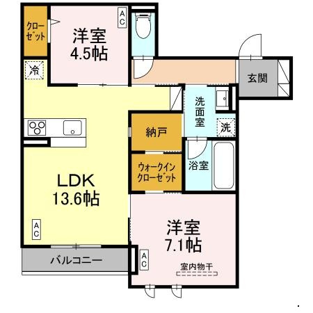 【間取り】 | D-comodo小金井貫井北町