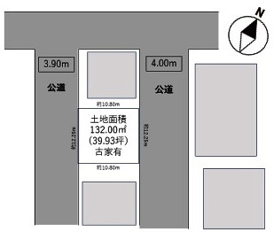 【区画図】 | 川越市上戸　建築条件なし売地　東武東上線『霞ヶ関駅』徒歩6分　【上戸小学区】