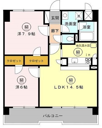 シャン・クラージュの間取り