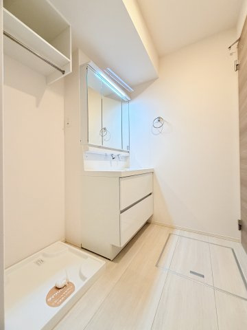 ベルプラージュ魚住の洗面所