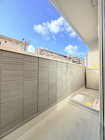 ベルプラージュ魚住のバルコニー
