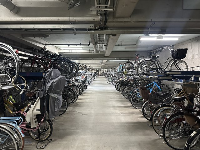 須磨シーサイドヒルズⅠの駐輪場