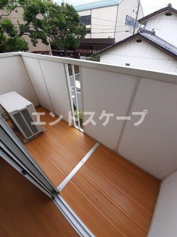 フォルトーナＡのバルコニー|高崎、前橋のお部屋探しはエンドスケープまで！お客様の理想お聞かせ下さい♪