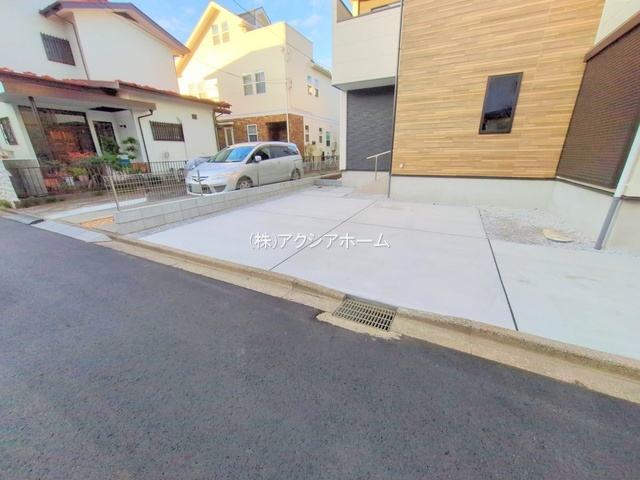 入間市東藤沢1丁目・全1棟　新築一戸建　の駐車場|現地写真　2025年12月16日撮影