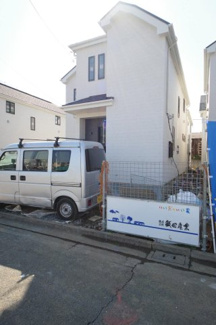 【外観】 | 【仲介手数料無料！！】府中市住吉町3丁目　新築戸建て（全7棟）C号棟　5590万円 | 令和８年1月１８日撮影　建築中