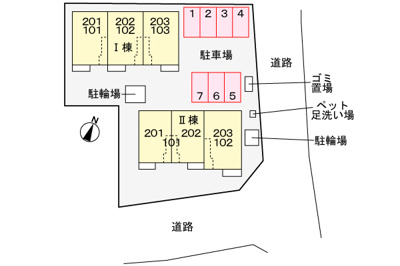 【駐車場】 | サニーホームⅢ | 駐車場