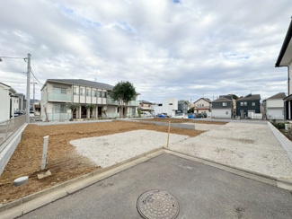 【前面道路含む現地写真】 | 川越市大塚2丁目　新築分譲　東武東上線『川越駅』徒歩27分　【大塚小学区】