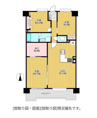 アムール板付7の間取り
