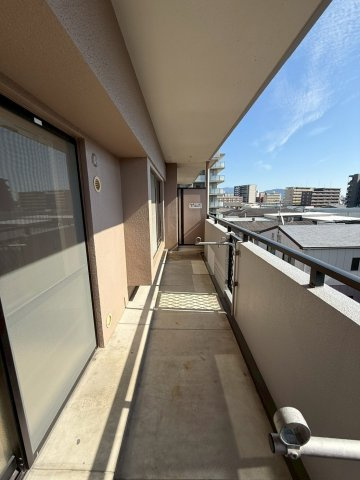 アムール板付7のバルコニー