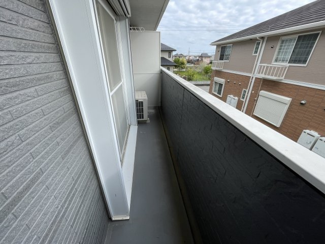 白雪のバルコニー