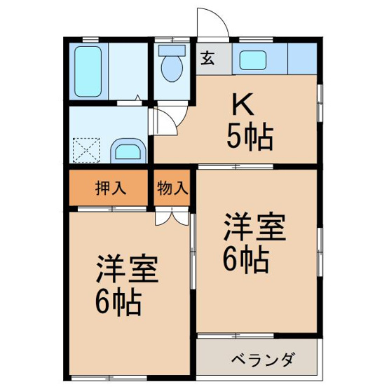 【間取り】 | サンハイツ（本丸）