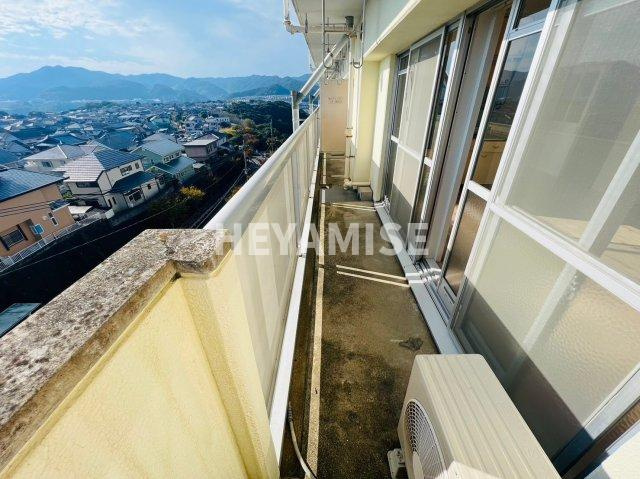 ビレッジハウス矢上３号棟のバルコニー